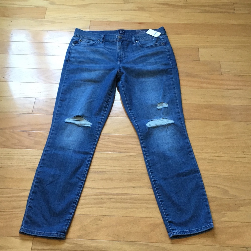 Gap True Skinny Ankle Jeans Sz 30 Lightweight